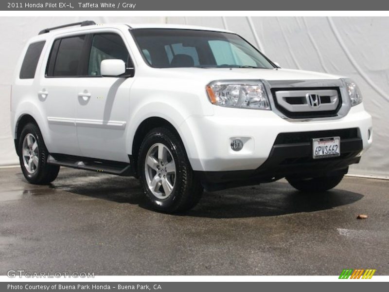 Taffeta White / Gray 2011 Honda Pilot EX-L