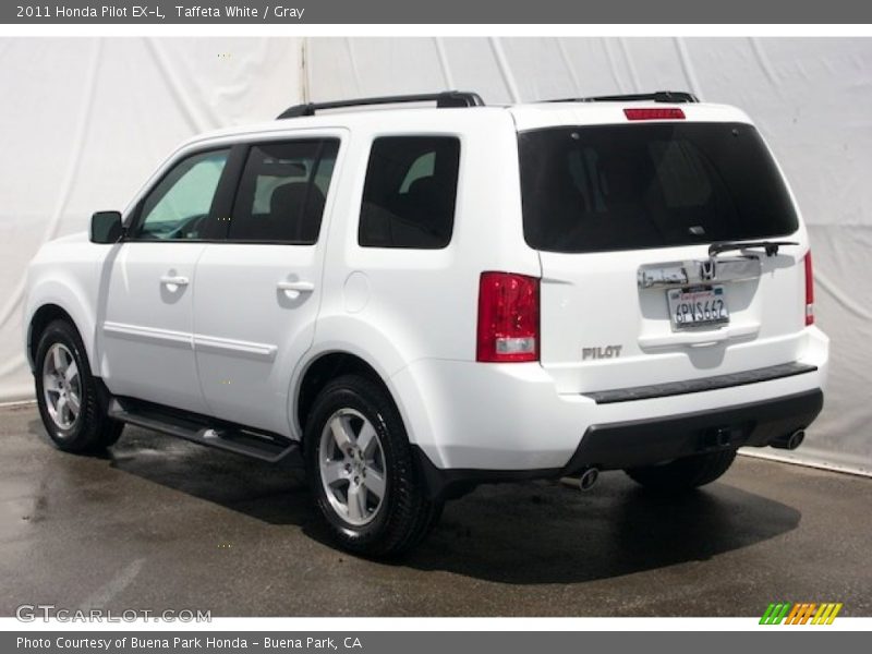 Taffeta White / Gray 2011 Honda Pilot EX-L