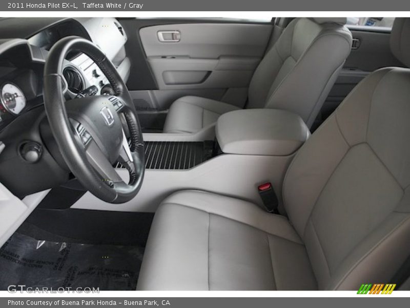 Taffeta White / Gray 2011 Honda Pilot EX-L