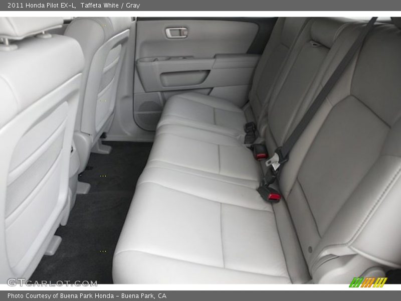 Taffeta White / Gray 2011 Honda Pilot EX-L