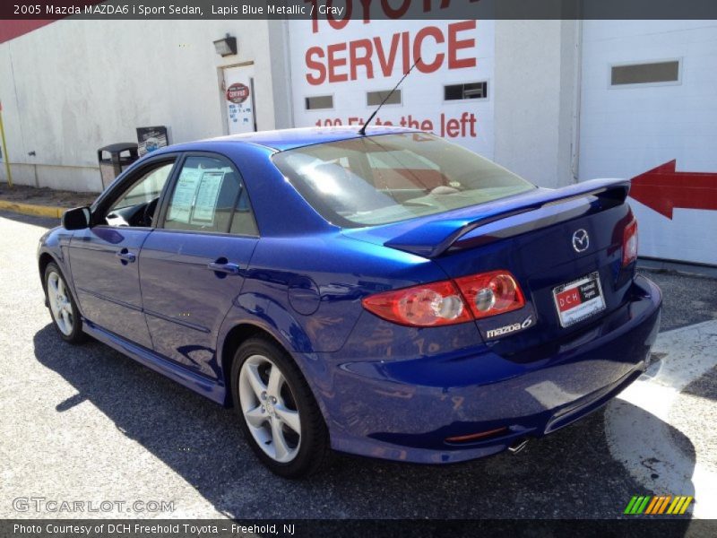 Lapis Blue Metallic / Gray 2005 Mazda MAZDA6 i Sport Sedan