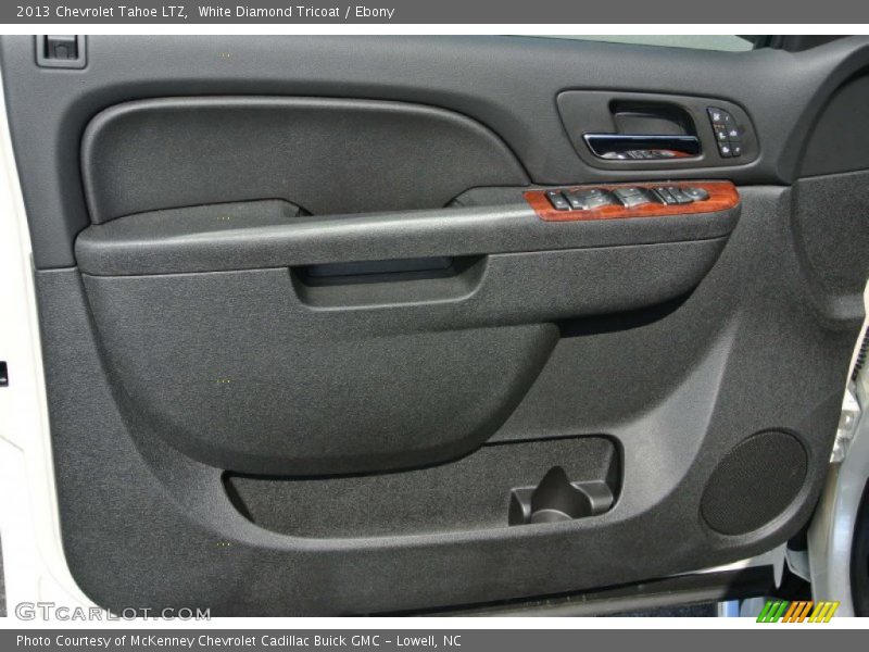 White Diamond Tricoat / Ebony 2013 Chevrolet Tahoe LTZ