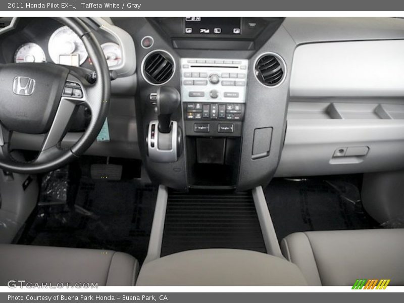 Taffeta White / Gray 2011 Honda Pilot EX-L