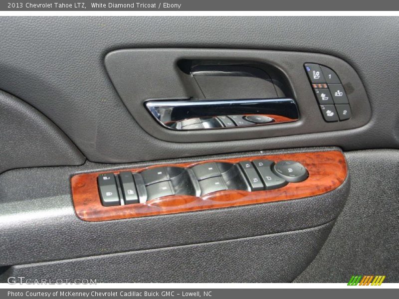White Diamond Tricoat / Ebony 2013 Chevrolet Tahoe LTZ