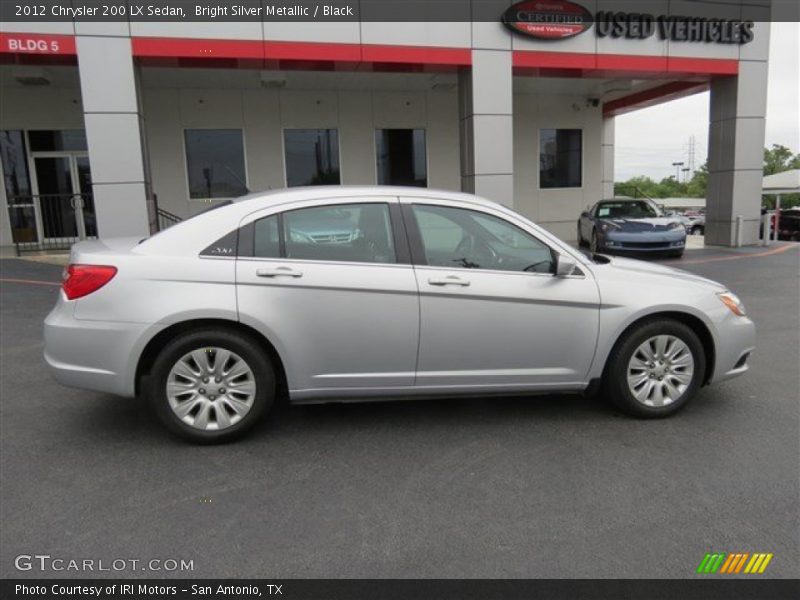 Bright Silver Metallic / Black 2012 Chrysler 200 LX Sedan