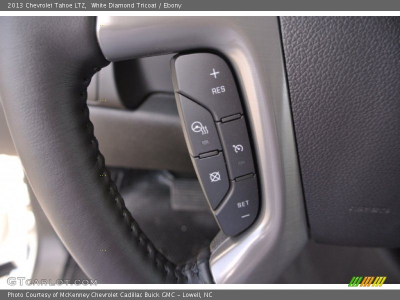 White Diamond Tricoat / Ebony 2013 Chevrolet Tahoe LTZ