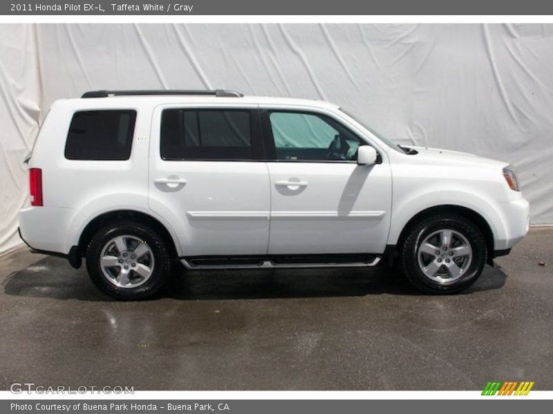 Taffeta White / Gray 2011 Honda Pilot EX-L