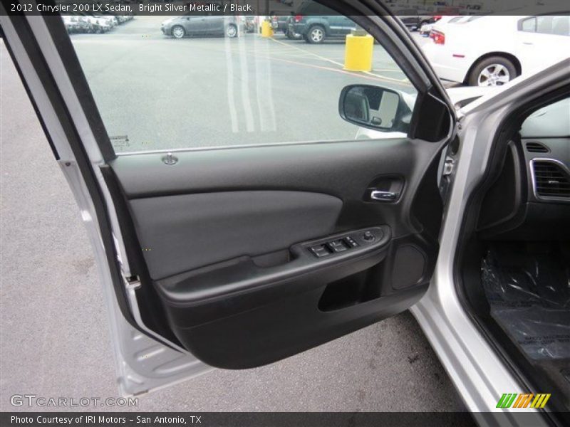 Bright Silver Metallic / Black 2012 Chrysler 200 LX Sedan