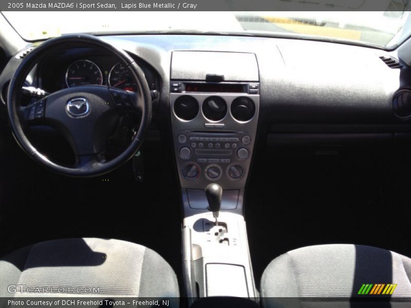 Lapis Blue Metallic / Gray 2005 Mazda MAZDA6 i Sport Sedan