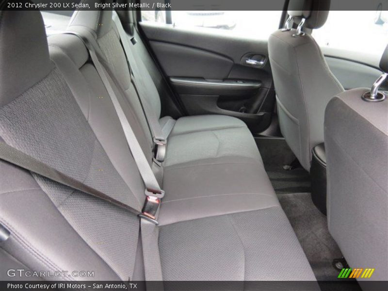 Bright Silver Metallic / Black 2012 Chrysler 200 LX Sedan