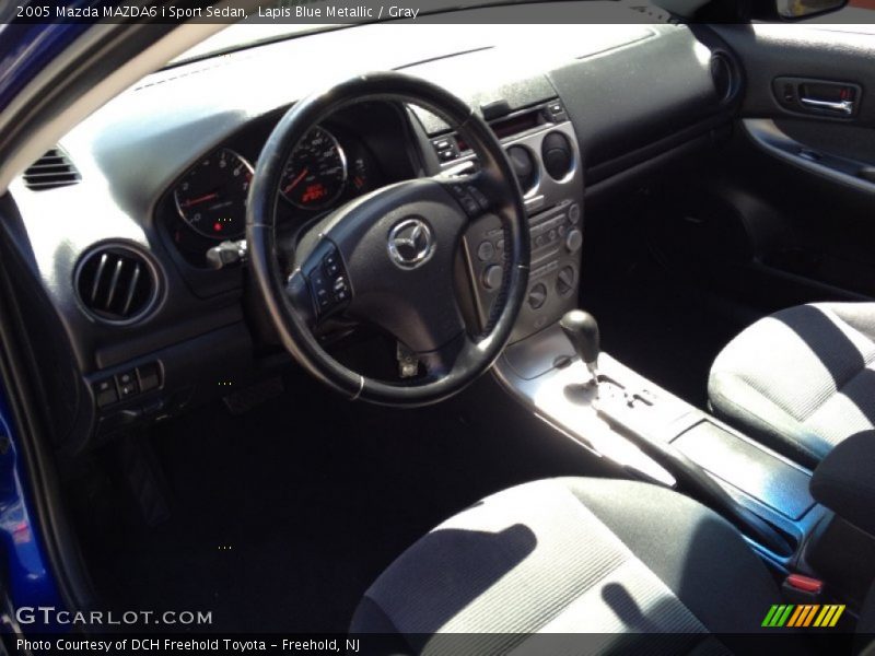 Lapis Blue Metallic / Gray 2005 Mazda MAZDA6 i Sport Sedan