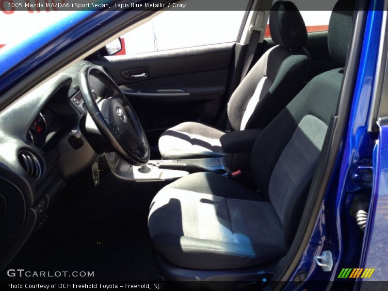 Lapis Blue Metallic / Gray 2005 Mazda MAZDA6 i Sport Sedan