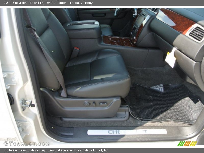 White Diamond Tricoat / Ebony 2013 Chevrolet Tahoe LTZ