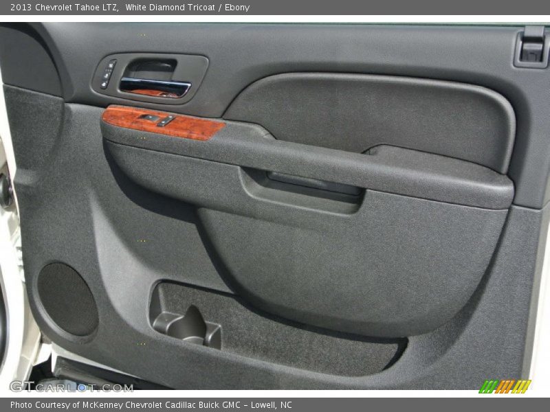 White Diamond Tricoat / Ebony 2013 Chevrolet Tahoe LTZ