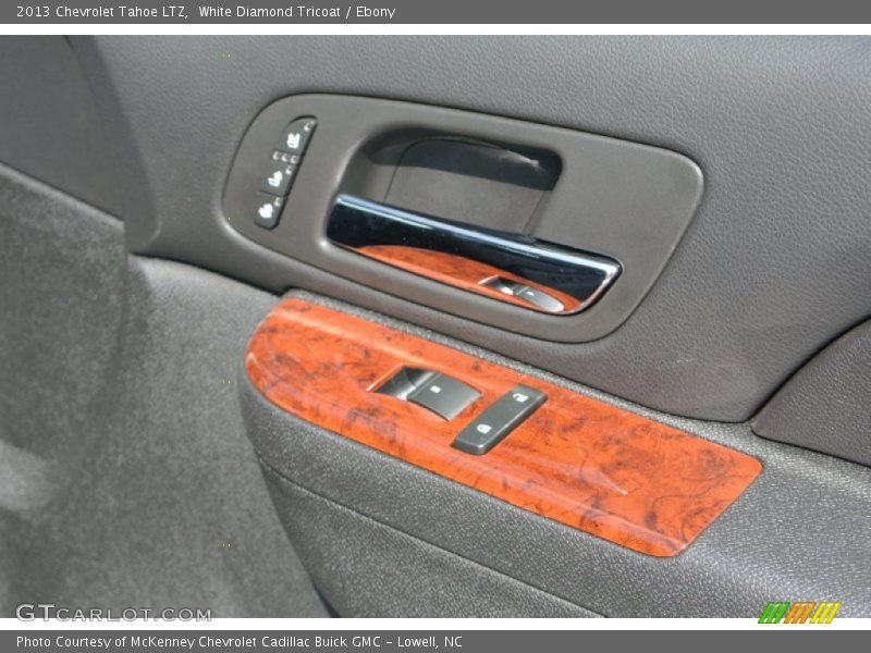 White Diamond Tricoat / Ebony 2013 Chevrolet Tahoe LTZ