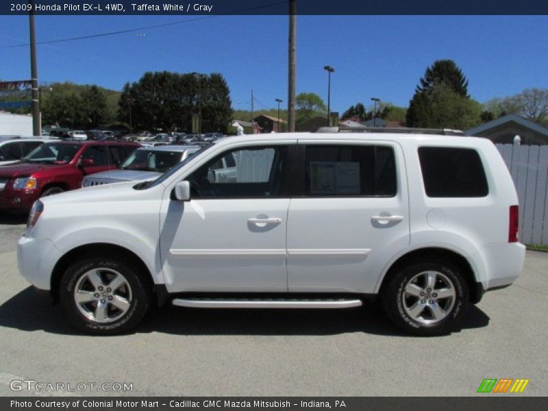 Taffeta White / Gray 2009 Honda Pilot EX-L 4WD