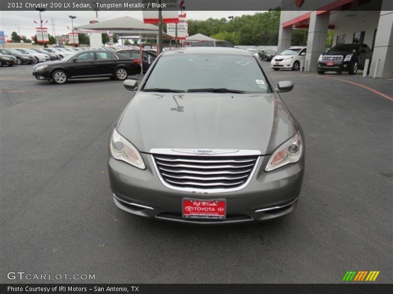 Tungsten Metallic / Black 2012 Chrysler 200 LX Sedan
