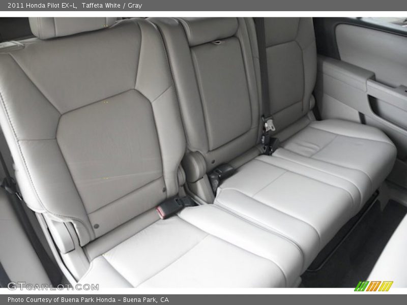 Taffeta White / Gray 2011 Honda Pilot EX-L