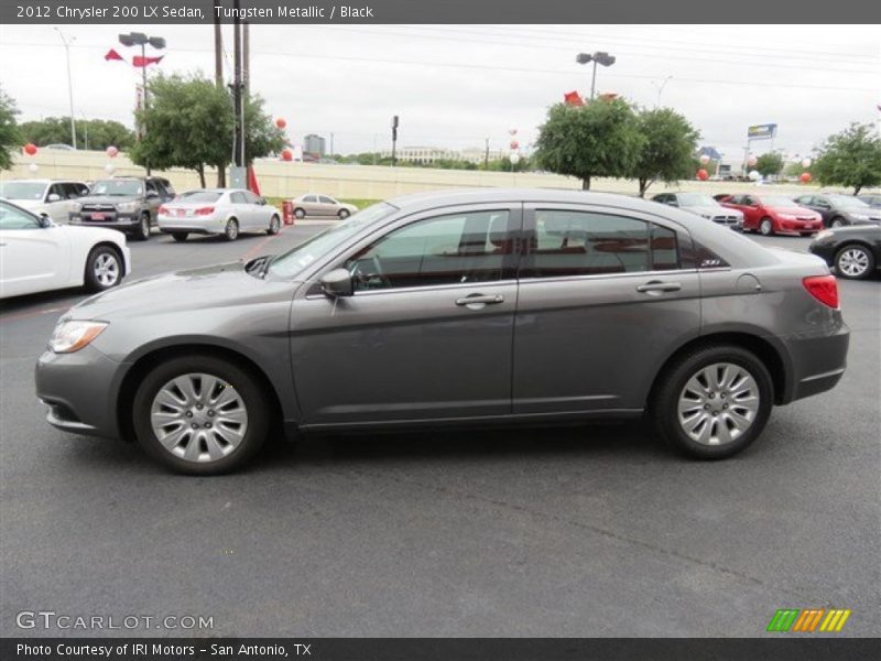 Tungsten Metallic / Black 2012 Chrysler 200 LX Sedan