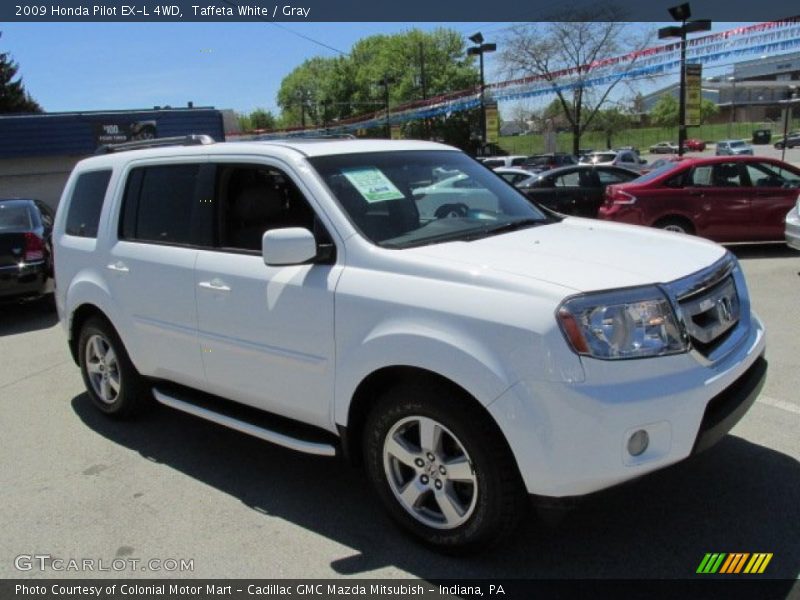 Taffeta White / Gray 2009 Honda Pilot EX-L 4WD