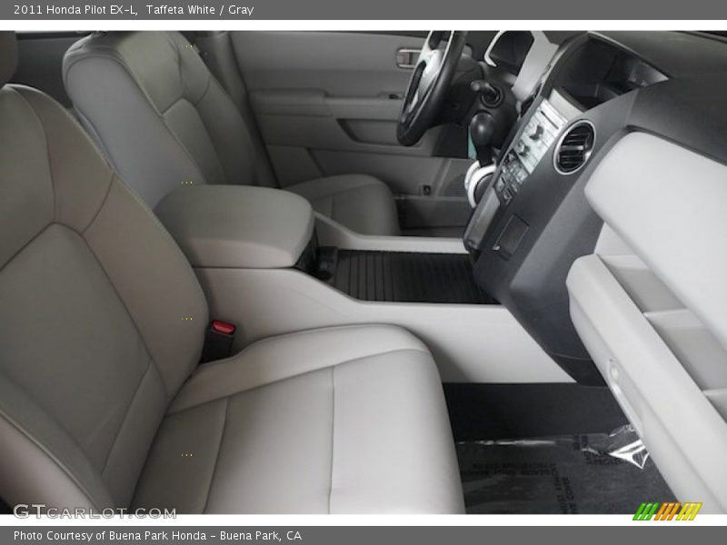 Taffeta White / Gray 2011 Honda Pilot EX-L