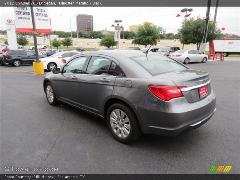 Tungsten Metallic / Black 2012 Chrysler 200 LX Sedan