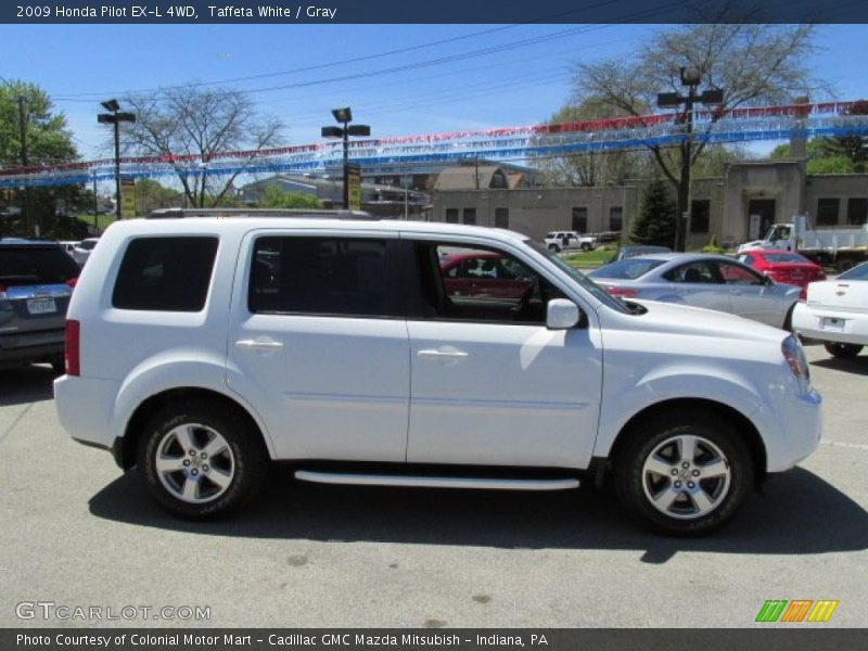 Taffeta White / Gray 2009 Honda Pilot EX-L 4WD