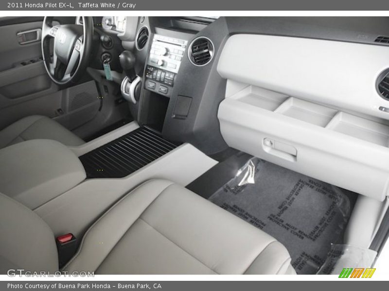 Taffeta White / Gray 2011 Honda Pilot EX-L