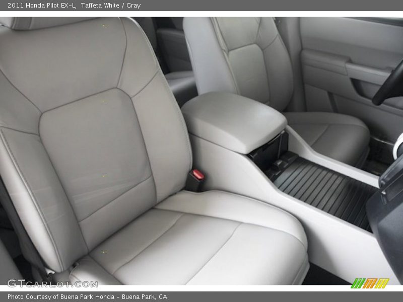 Taffeta White / Gray 2011 Honda Pilot EX-L