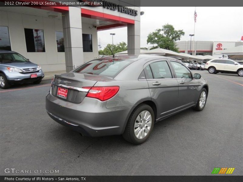 Tungsten Metallic / Black 2012 Chrysler 200 LX Sedan