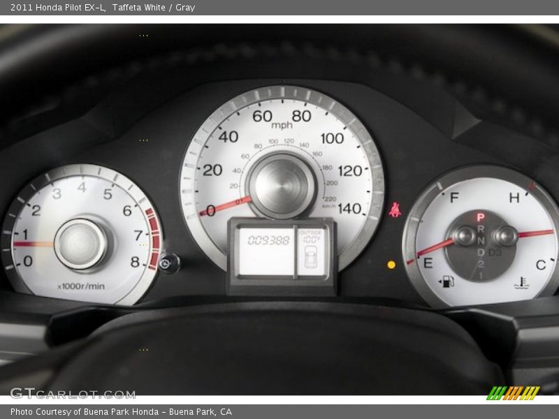 Taffeta White / Gray 2011 Honda Pilot EX-L