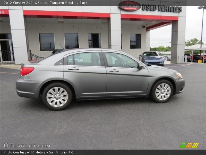 Tungsten Metallic / Black 2012 Chrysler 200 LX Sedan