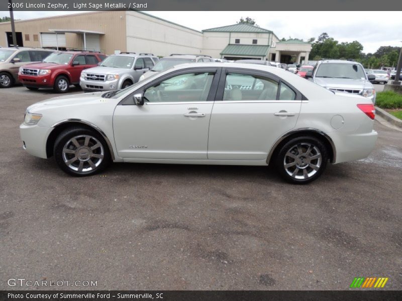 Light Sage Metallic / Sand 2006 Lincoln Zephyr