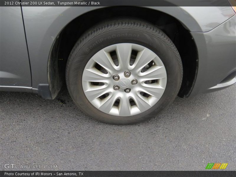 Tungsten Metallic / Black 2012 Chrysler 200 LX Sedan