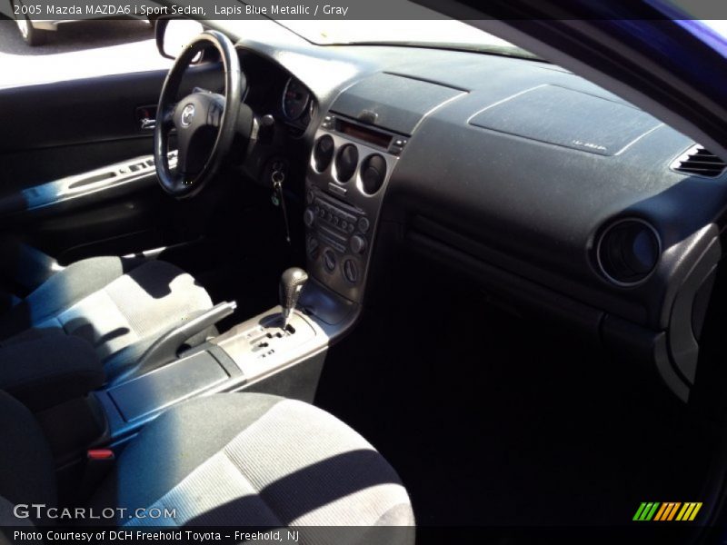 Lapis Blue Metallic / Gray 2005 Mazda MAZDA6 i Sport Sedan