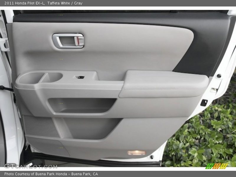Taffeta White / Gray 2011 Honda Pilot EX-L