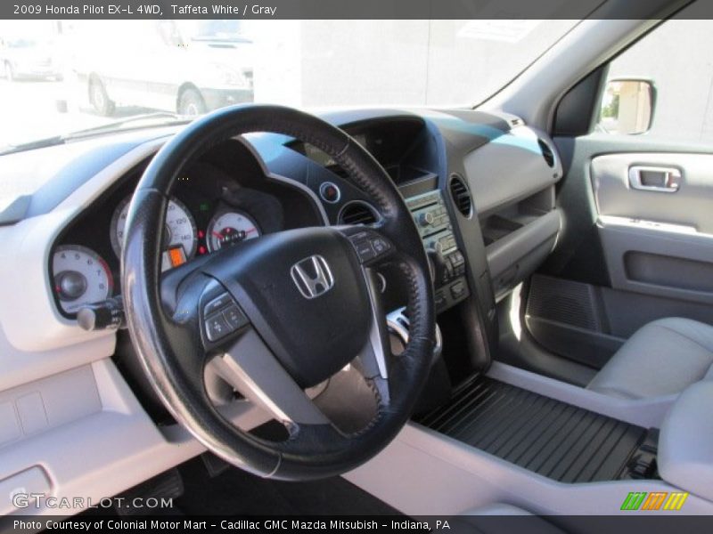 Taffeta White / Gray 2009 Honda Pilot EX-L 4WD