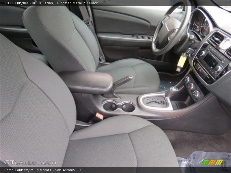 Tungsten Metallic / Black 2012 Chrysler 200 LX Sedan