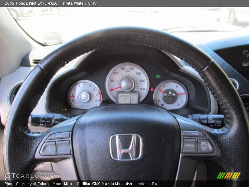 Taffeta White / Gray 2009 Honda Pilot EX-L 4WD