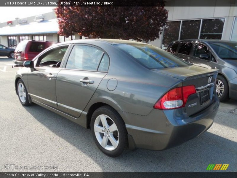 Urban Titanium Metallic / Black 2010 Honda Civic LX-S Sedan