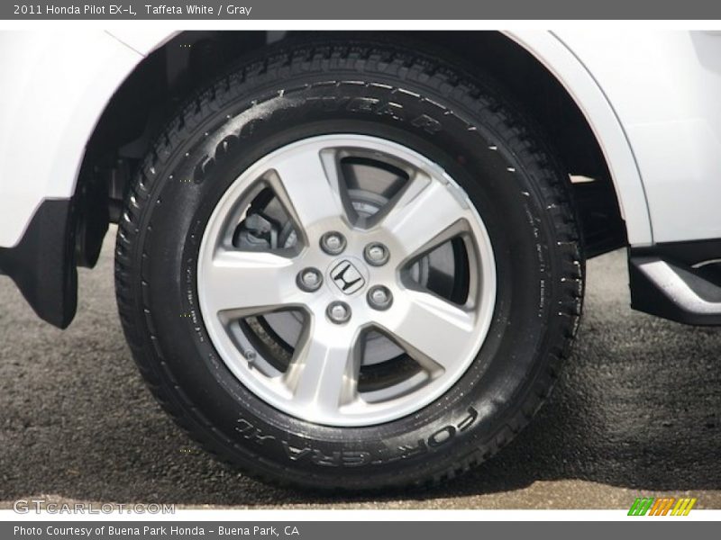 Taffeta White / Gray 2011 Honda Pilot EX-L