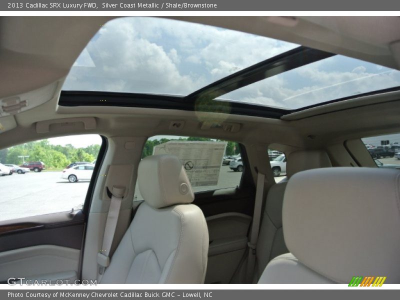 Silver Coast Metallic / Shale/Brownstone 2013 Cadillac SRX Luxury FWD