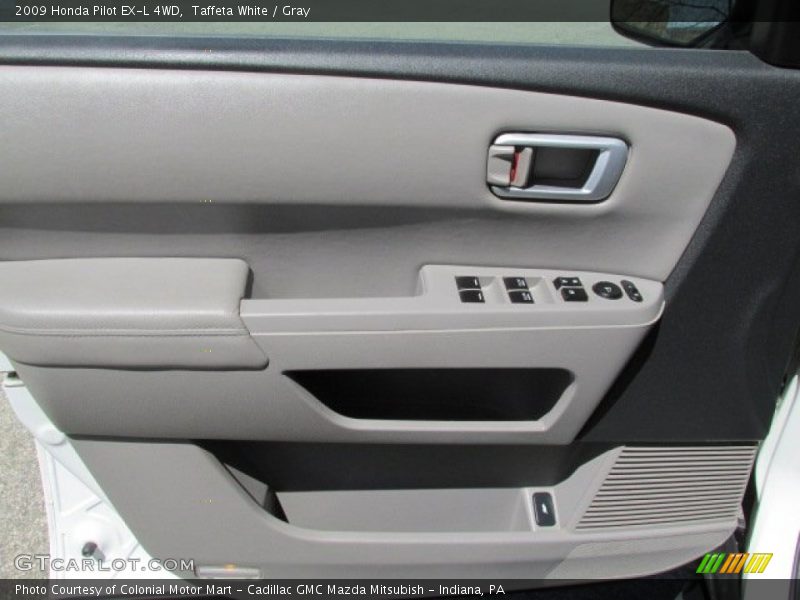 Taffeta White / Gray 2009 Honda Pilot EX-L 4WD