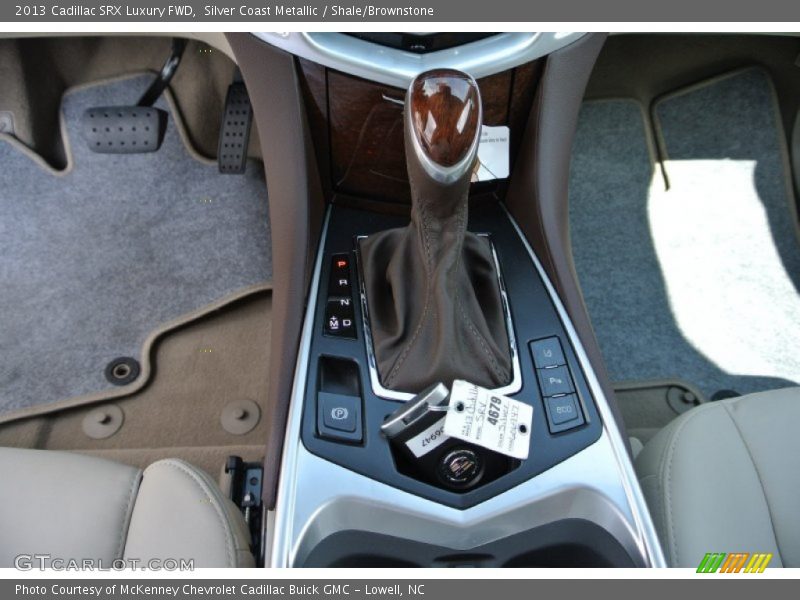 Silver Coast Metallic / Shale/Brownstone 2013 Cadillac SRX Luxury FWD