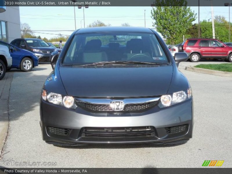 Urban Titanium Metallic / Black 2010 Honda Civic LX-S Sedan
