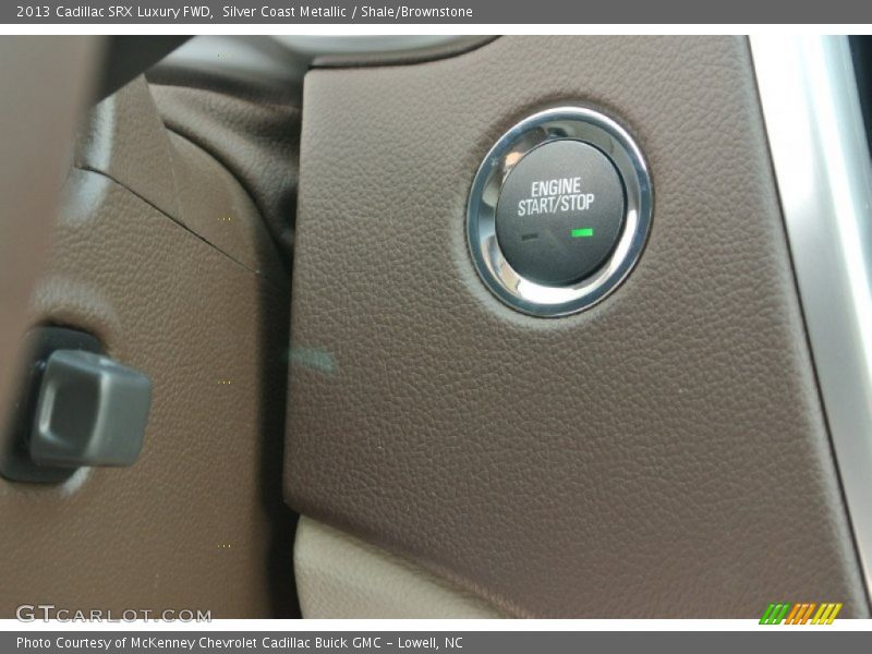 Silver Coast Metallic / Shale/Brownstone 2013 Cadillac SRX Luxury FWD