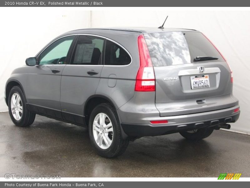 Polished Metal Metallic / Black 2010 Honda CR-V EX