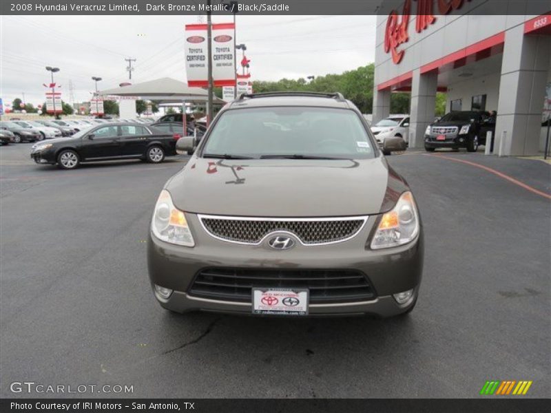 Dark Bronze Metallic / Black/Saddle 2008 Hyundai Veracruz Limited