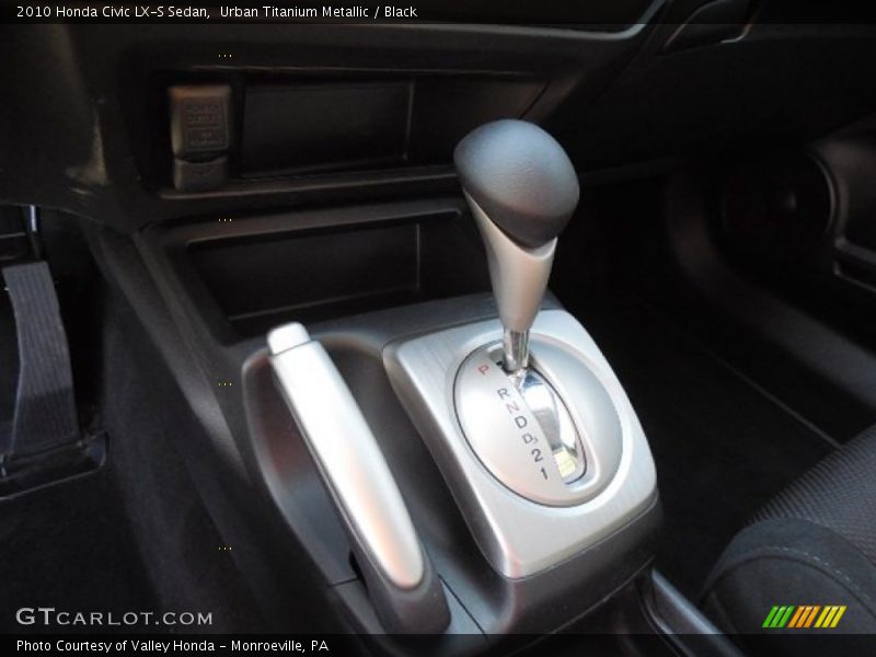 Urban Titanium Metallic / Black 2010 Honda Civic LX-S Sedan