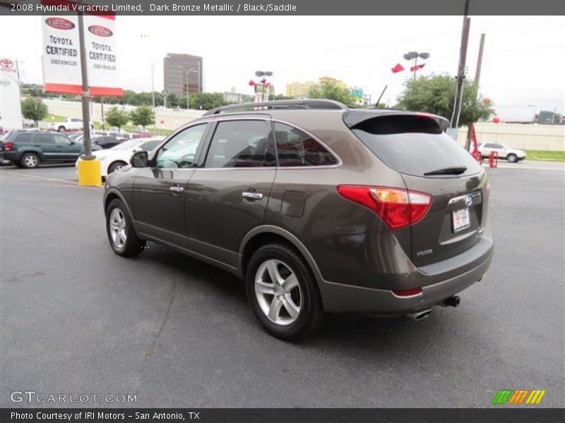 Dark Bronze Metallic / Black/Saddle 2008 Hyundai Veracruz Limited